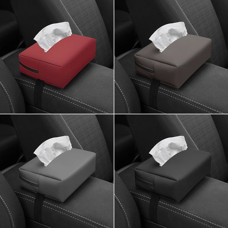 Car tissue box, sunshade seat backrest suspension tissue box, car armrest box, tissue storage box, car storage and organization
