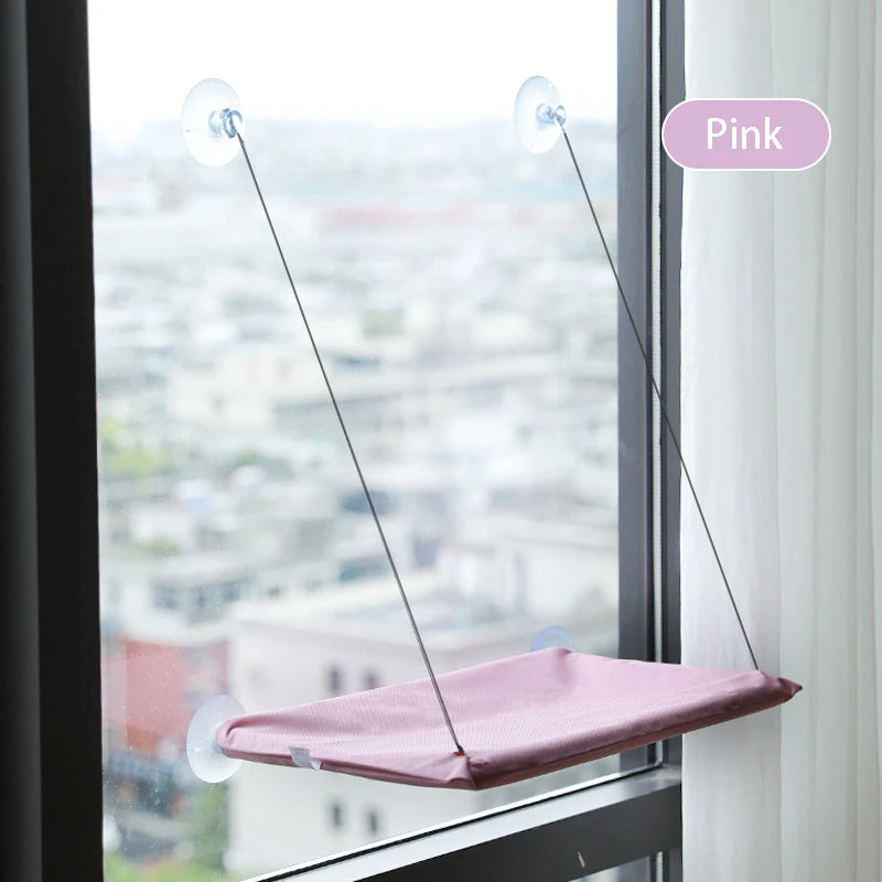 Hanging Cat Bed Aerial Cat Hammock Window Sunny Seat Kitten Climbing Frame Pet House Nest Accessories