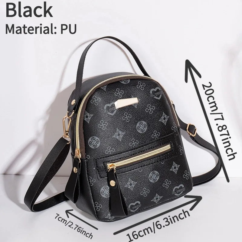 Flower backpack ladies bag fashion backpack women's bag bag women's fresh and sweet student school bag