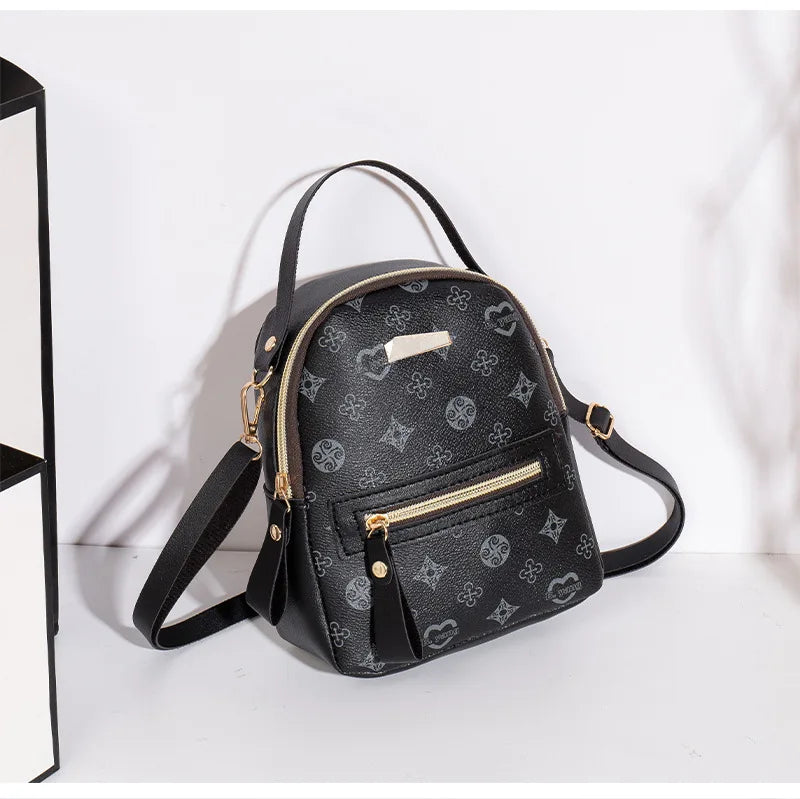 Flower backpack ladies bag fashion backpack women's bag bag women's fresh and sweet student school bag