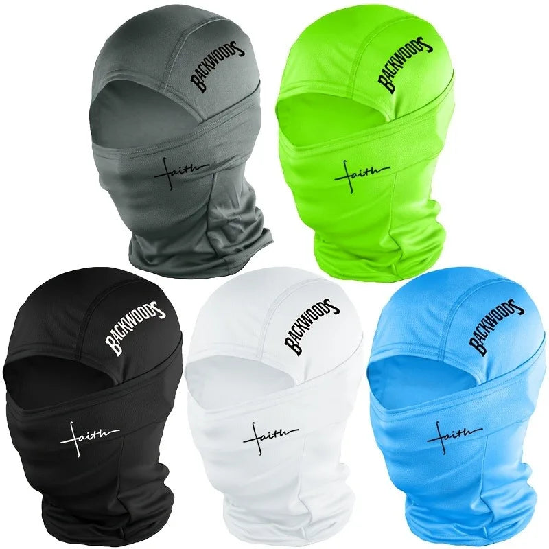 1pc/2pcs/3pcs optional - BackWOODS printed balaclava hat windproof  dustproof breathable - unisex outdoor sports full face mask