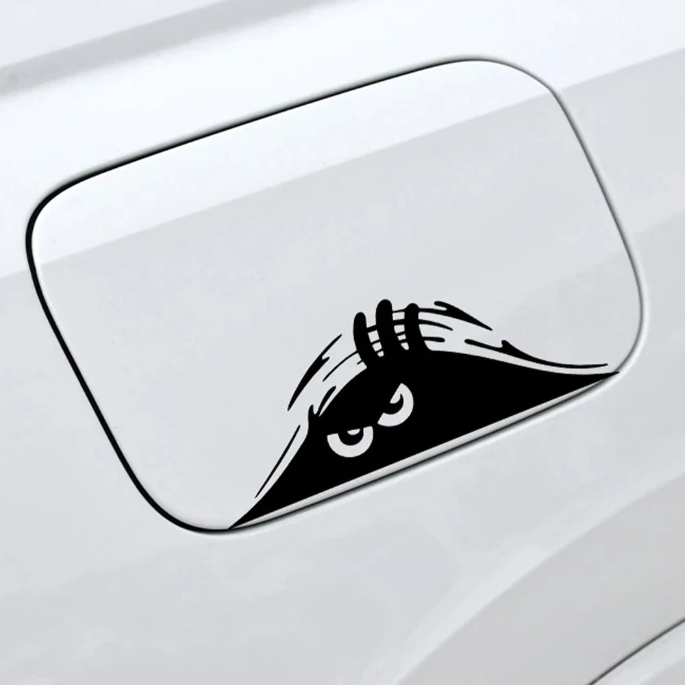 Car interior stickers Various Colors Vinyl Decal Angry Peeping Devil Eyes Motorcycle Decorative Accessories Creative