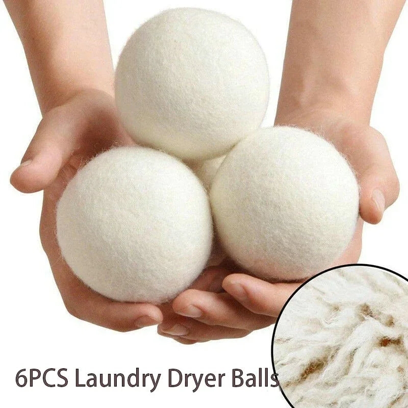 Laundry Ball Dryer Balls Clothes Dryer Balls Washing Wool Ball Softener Washing Machine Reusable Eco-Friendly Laundry Supplies