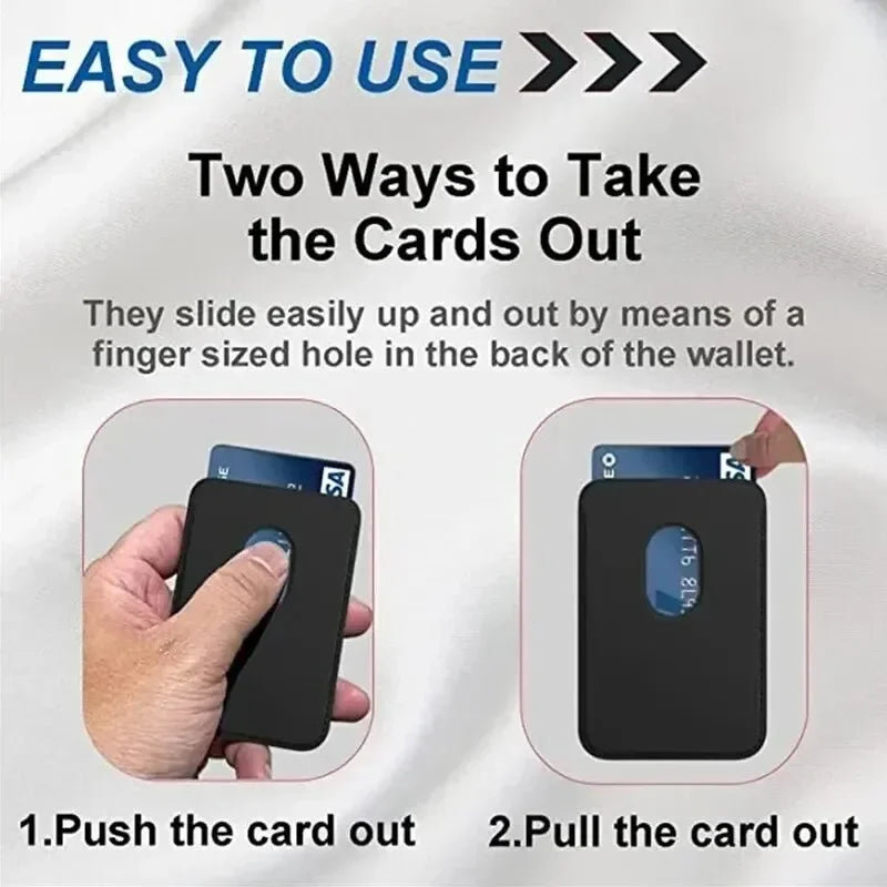 Universal Leather Wallet Case For iPhone 17 Pro Max Wallet Leather For Magsafe iPhone 16 1514 13 12 Card Holder with Magnet