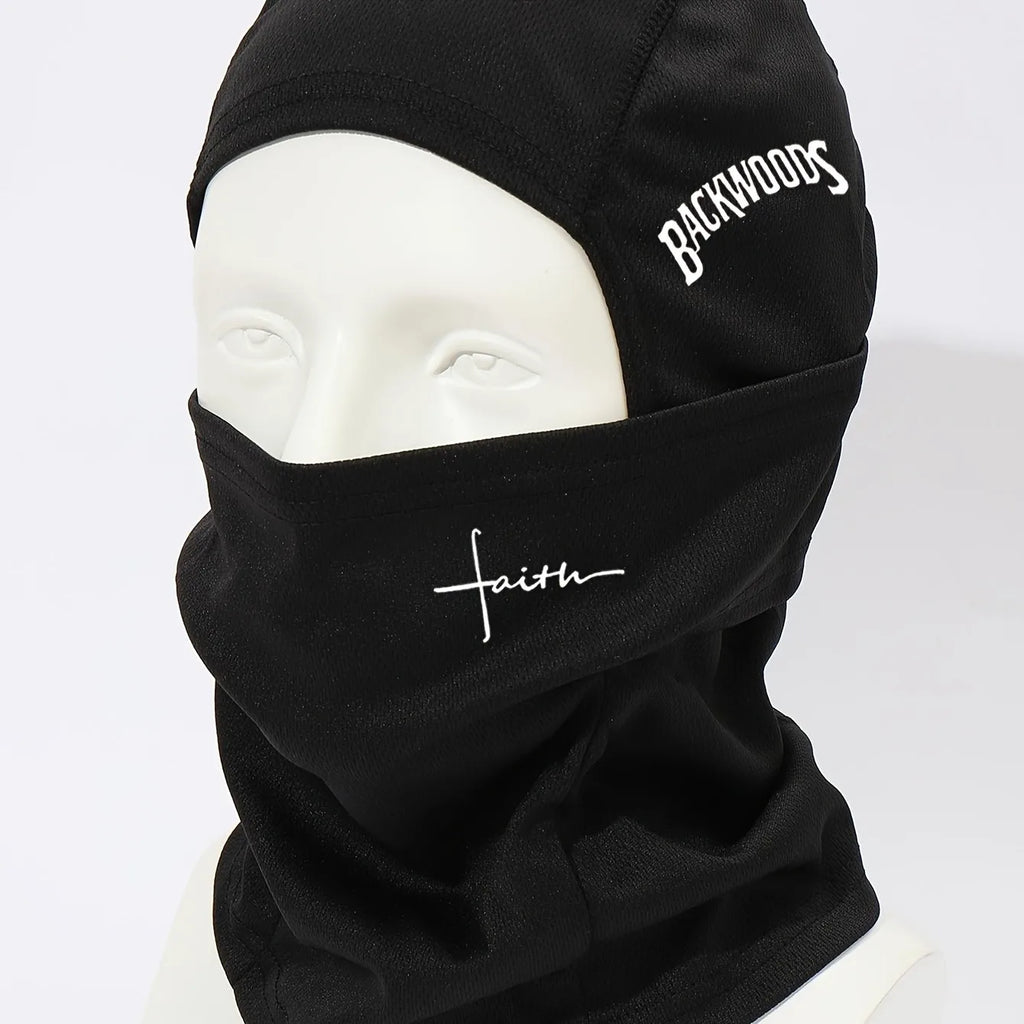1pc/2pcs/3pcs optional - BackWOODS printed balaclava hat windproof  dustproof breathable - unisex outdoor sports full face mask