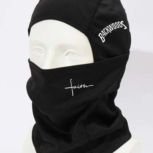 1pc/2pcs/3pcs optional - BackWOODS printed balaclava hat windproof  dustproof breathable - unisex outdoor sports full face mask