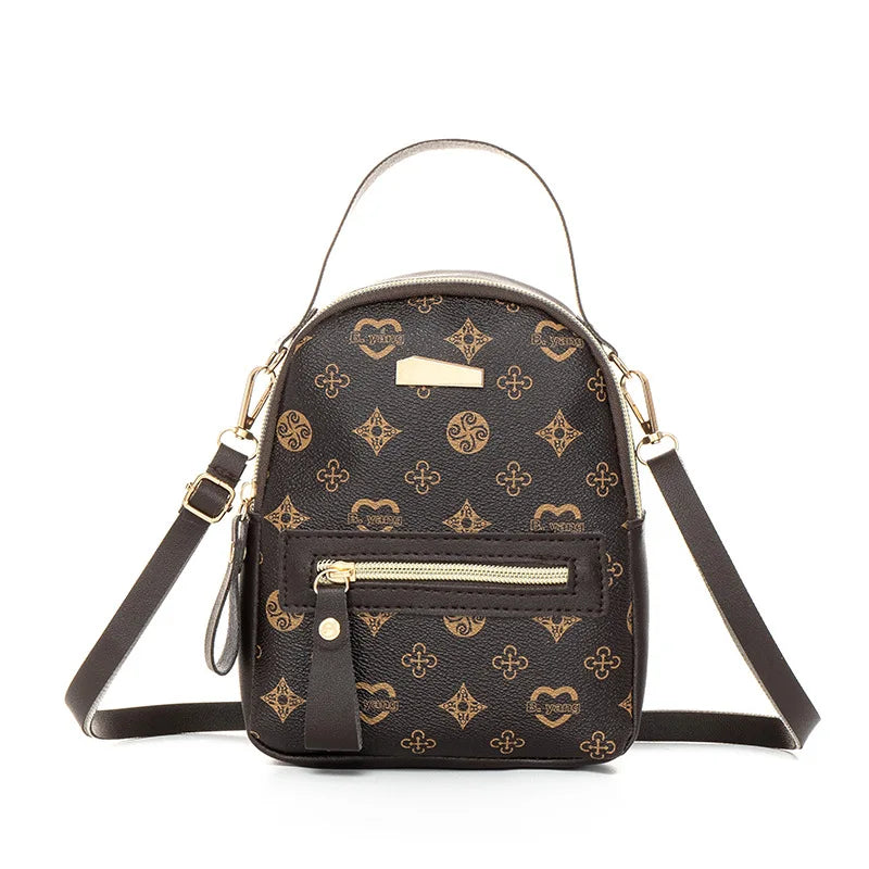 Flower backpack ladies bag fashion backpack women's bag bag women's fresh and sweet student school bag