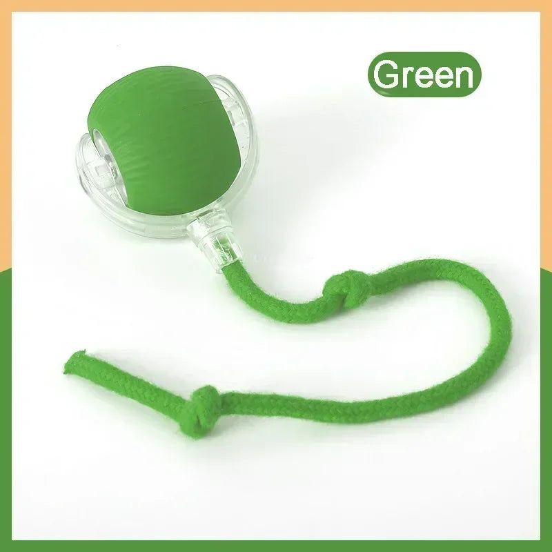 NewSpeedy Tail 2.0 Cat Toy, Speedy Tail Cat Toy, Interactive Cat Ball Toy, Smart Cat Toys Ball, Two Speed Adjustment, with Tail 