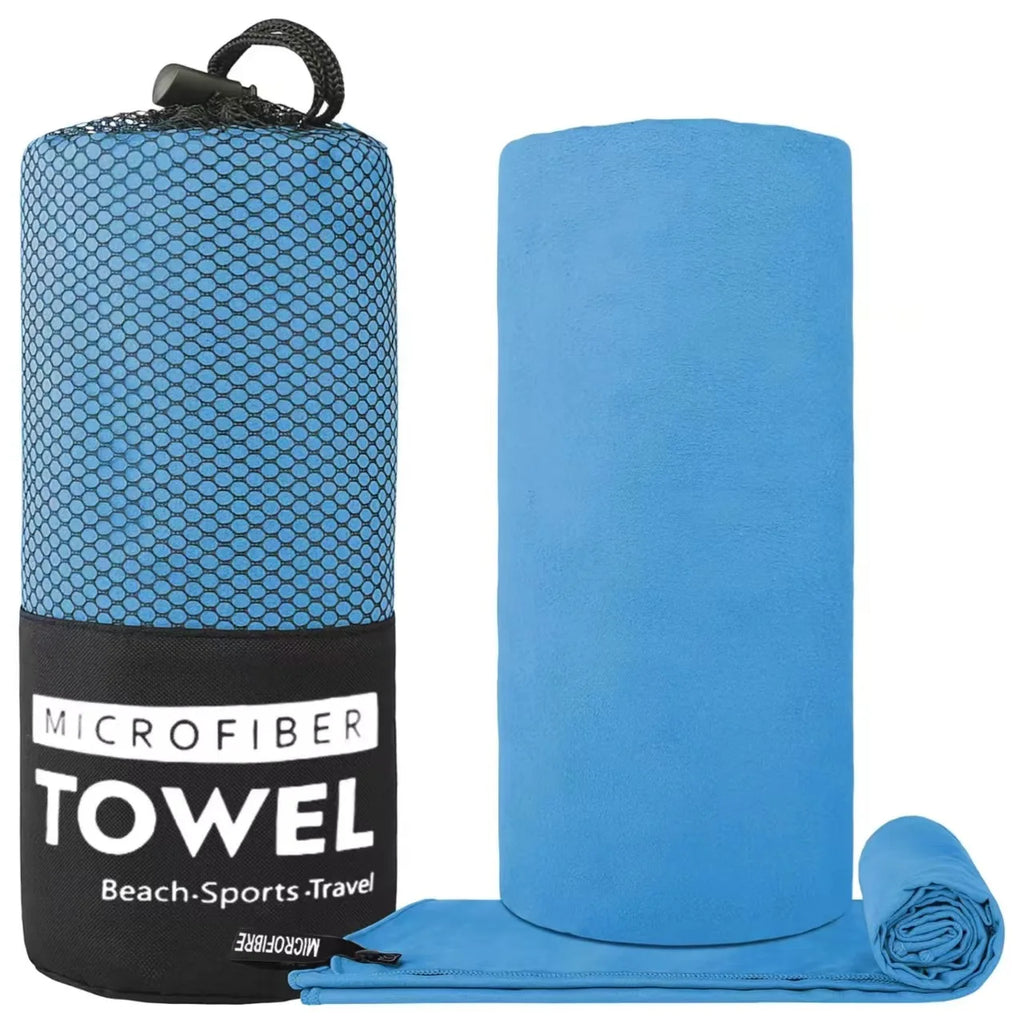 1 Pcs Microfiber Towel Sports Quick-Drying Super Absorbent Camping Towel Super Soft Lightweight Gym Swimming Yoga Beach Towel
