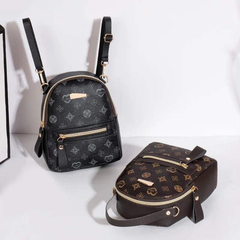 Flower backpack ladies bag fashion backpack women's bag bag women's fresh and sweet student school bag