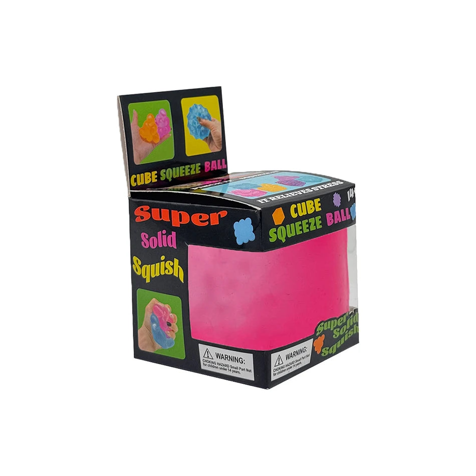 Schylling Needoh Nice Cube Sensory Fidget Cube Stress Relief Anxiety Sensory Tool for Focus ADHD & Office Desk Calming Gadget