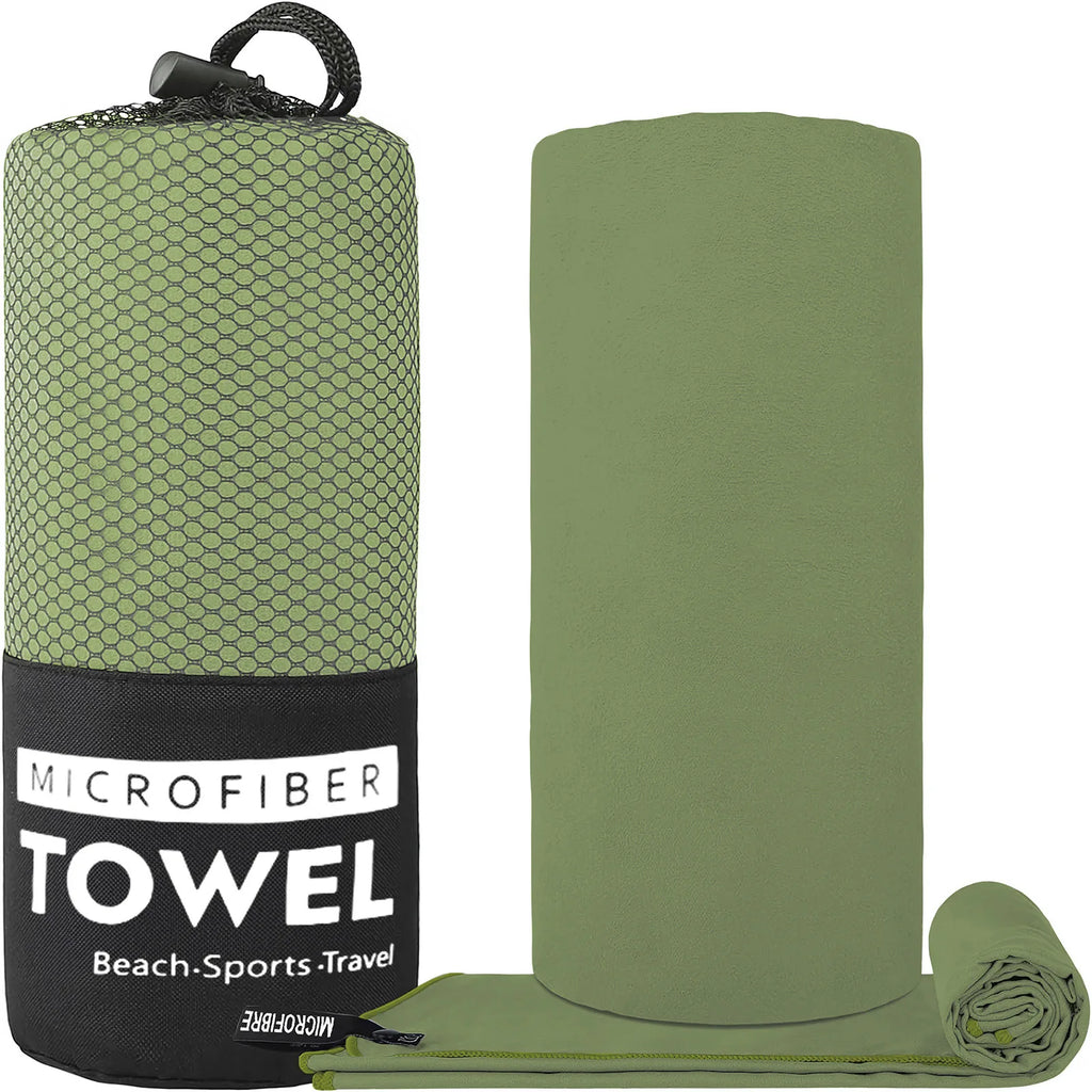1 Pcs Microfiber Towel Sports Quick-Drying Super Absorbent Camping Towel Super Soft Lightweight Gym Swimming Yoga Beach Towel