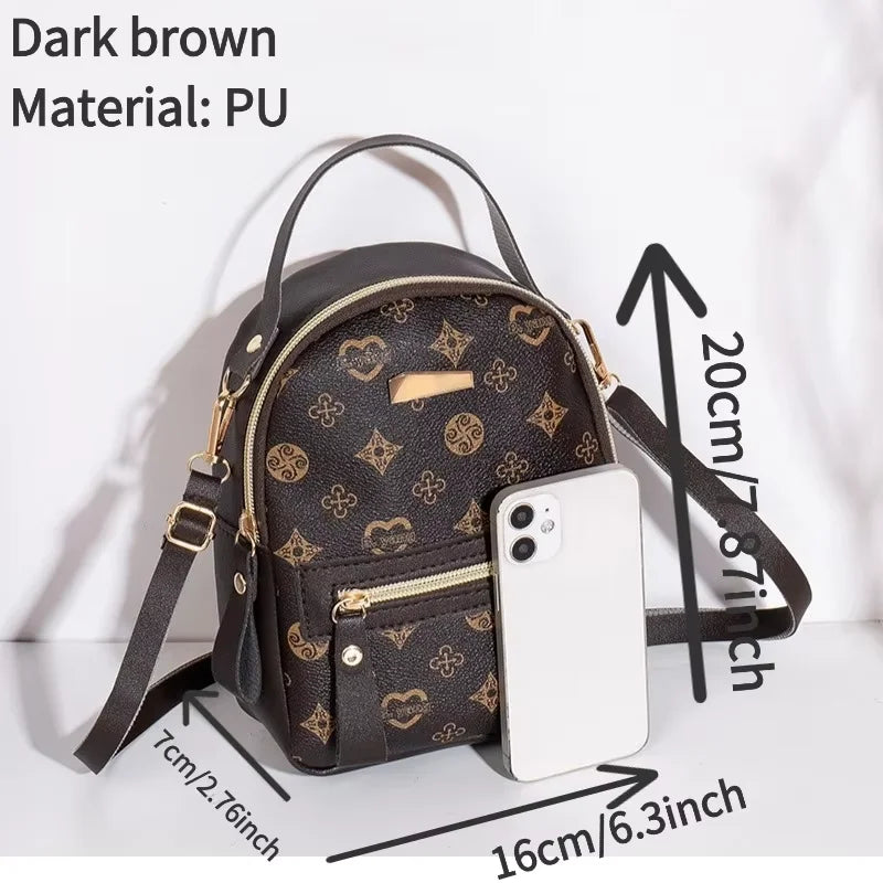 Flower backpack ladies bag fashion backpack women's bag bag women's fresh and sweet student school bag