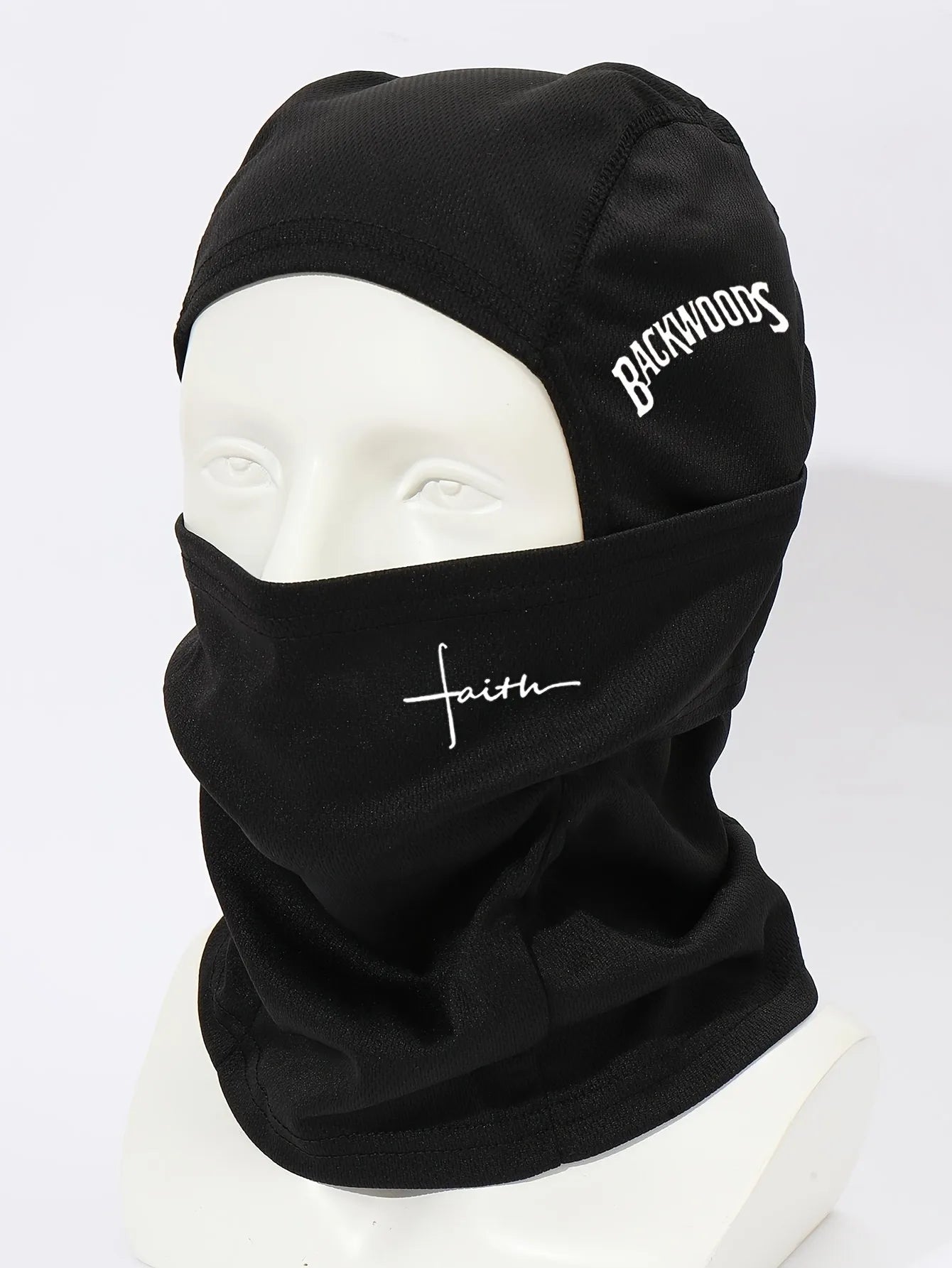 1pc/2pcs/3pcs optional - BackWOODS printed balaclava hat windproof  dustproof breathable - unisex outdoor sports full face mask